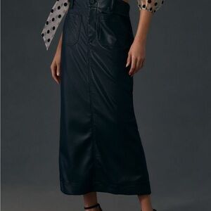Anthropologie Collette black Maxi Skirt